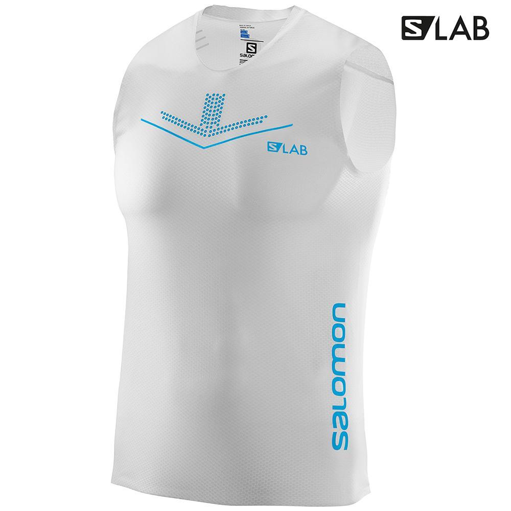 Camiseta Sin Mangas Salomon Hombre Blancas - Salomon Argentina S/LAB SENSE M,428630-QUZ